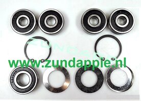 Wiel lagerset gietwielen aluminium compleet