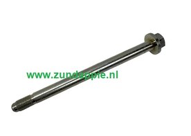 Achter (wiel) as Steekas achterwiel