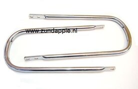 Spatbord beugel set chroom 517-19.902