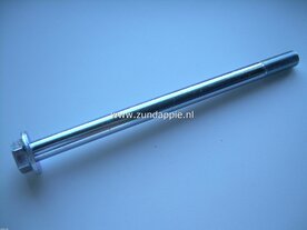 Achter (wiel) as M12x1.25 Lengte 167 mm steekas achterwiel