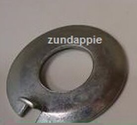 Borgplaat achterbrug moer 529 dia.13mm 278-05.112