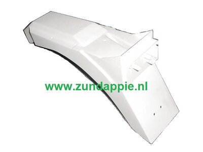Achterspatbord kunststof wit  org. NL model.