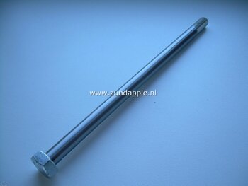 Achterbrug as 517.  M10 x 1 Lengte 204 mm 423-14.118