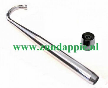 Blokfluit uitlaat 70mm. 32mm aansluiting. 30mm bocht