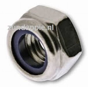 Din 985 M4 borgmoer M4 RVS per 6 stuks 517-19.125