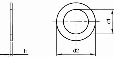 D988 SHIM 6 x 12mm 0,5 mm