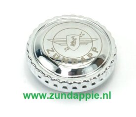 Tankdop chroom met logo  432-20.610