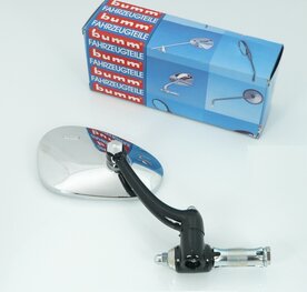 Spiegel links chroom met zwart ​​​​​​​913/1VL bumm 432-21.711