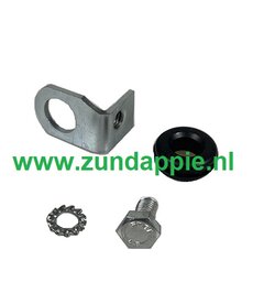 Bevestigings beugel set met rubber zijdeksel 529/530 529-10.164