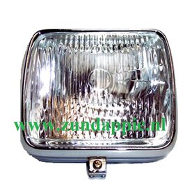 Koplamp vierkant chroom model Hella 530-16.772