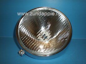 Koplamp inbouw unit inclusief fitting  BA20 glas = 155mm 519-16.799