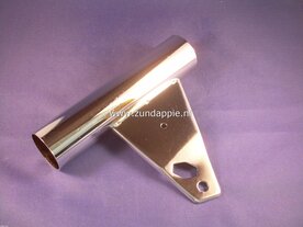 Lampoor set 529/530 voor vierkante koplamp, chroom koplamp oor