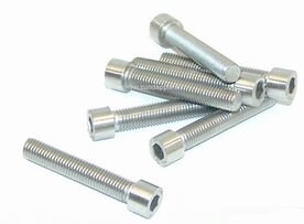 Inbusbout M7 x 40mm kop D=12mm Galv.