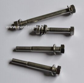M8 bouten motorblok montage set RVS