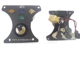 Afdekplaat cockpit , luchtgekoeld. 530-16.134