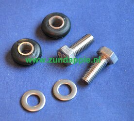 Rubber tank met RVS bus Set Compleet met RVS bouten ZM1806Z59/400-20.105