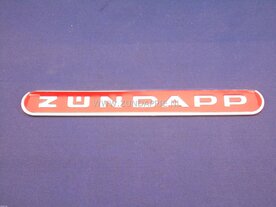 Tank embleem aluminium, rood . 442-10.193