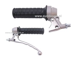 Gas / koppelings greep model magura mat zilver 517