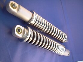 Schokbreker Set lengte 310 mm chroom gedraaid 529-14.701