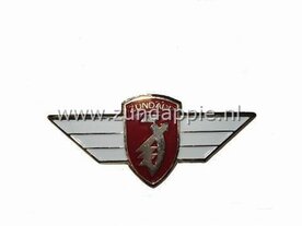 Vleugel embleem metaal groot model