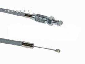 Gas kabel grijs compleet Elvedes met vaste nippels