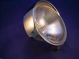 Koplamp inbouw unit 130mm voor brommer huis glas 115mm 510-16.730
