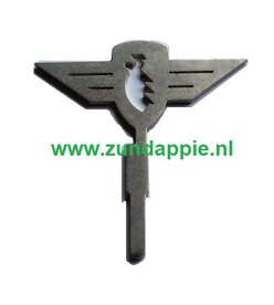 Contact sleutel RVS in logo