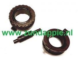 Kilometer teller set worm & wormwiel staal 517-15.151